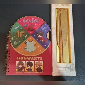 Harry Potter Mini notebook and feather pen